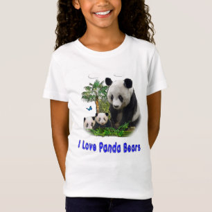 Camiseta T-shirt do urso de panda