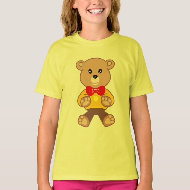 Camiseta T-Shirt do Urso de Teddy (Frente)