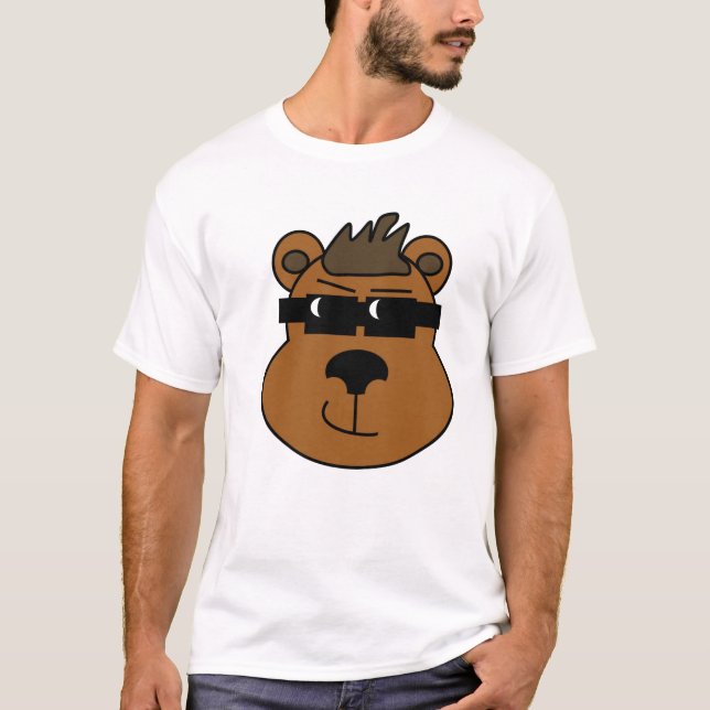 Camiseta T-shirt do urso do amigo (Frente)