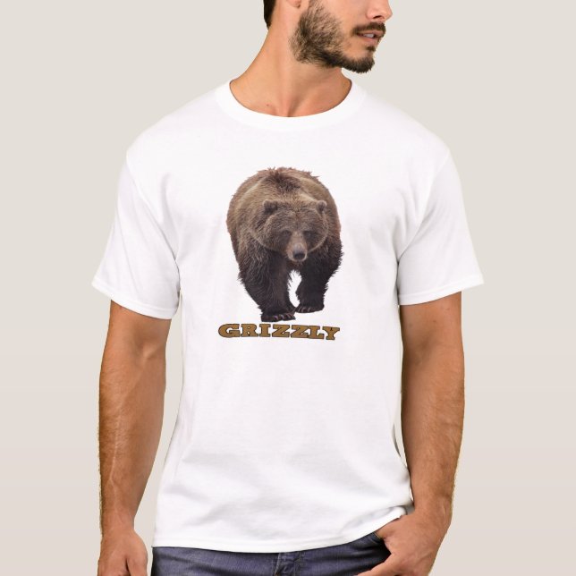 Camiseta T-Shirt do Urso Grizzly (Frente)