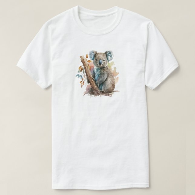 Camiseta T-Shirt do Urso Koala (Frente do Design)