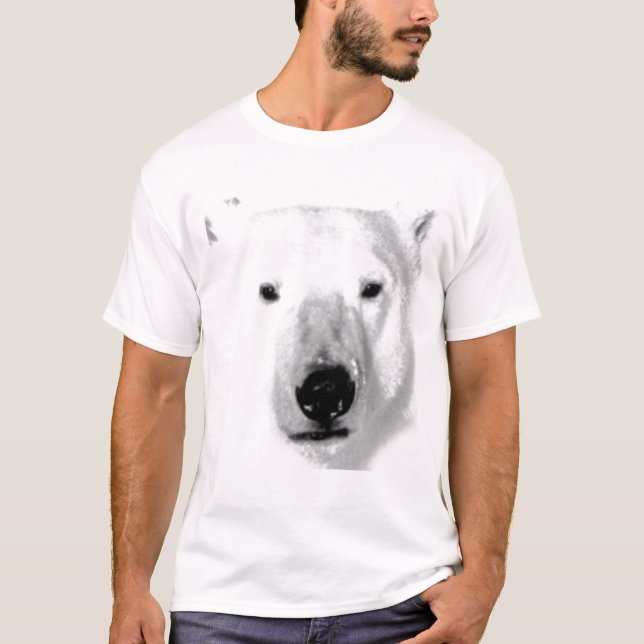 Camiseta T-shirt do urso polar (Frente)