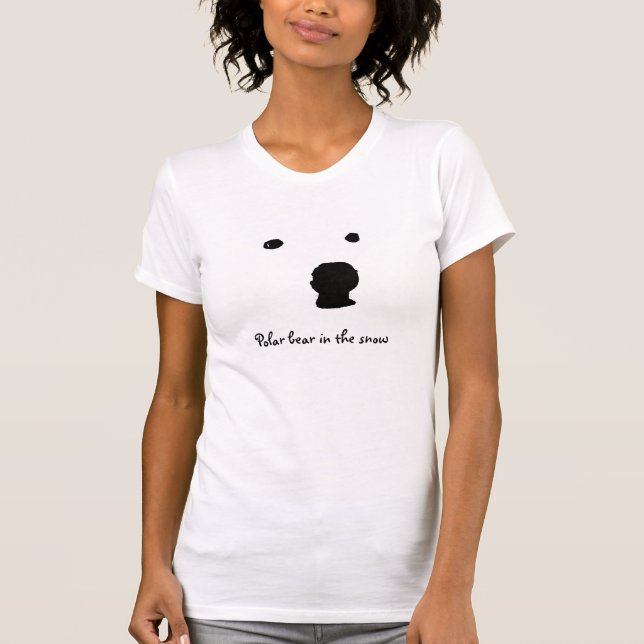 Camiseta T-shirt do urso polar (Frente)