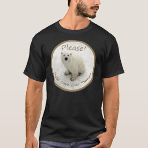 Camiseta T-shirt do urso polar