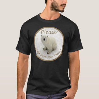 Camiseta T-shirt do urso polar