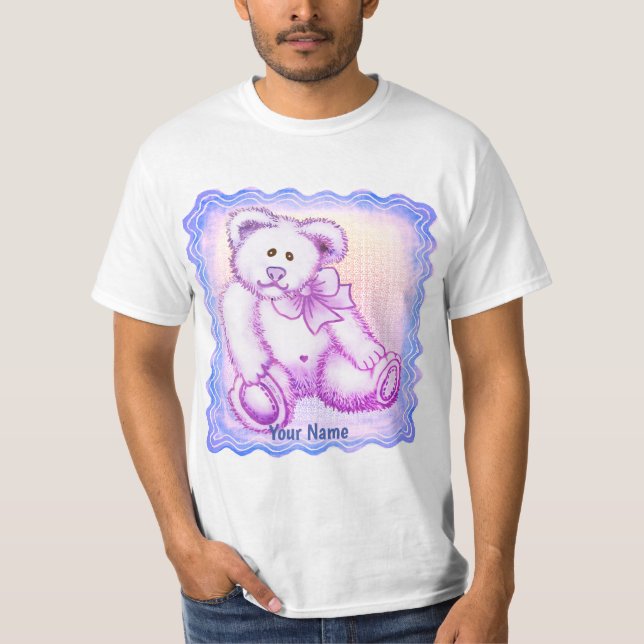 Camiseta t-shirt do Urso Rosa (Frente)