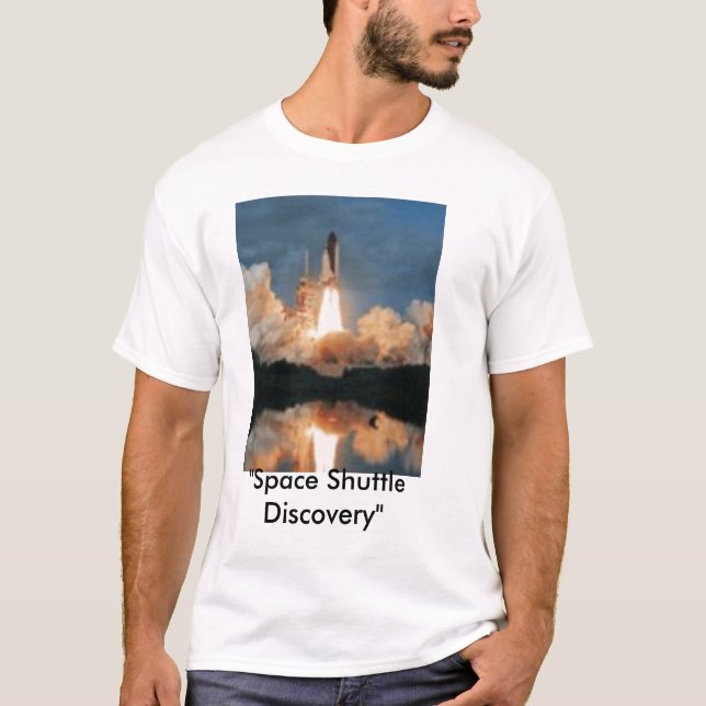Camiseta T-shirt do vaivém espacial (Frente)