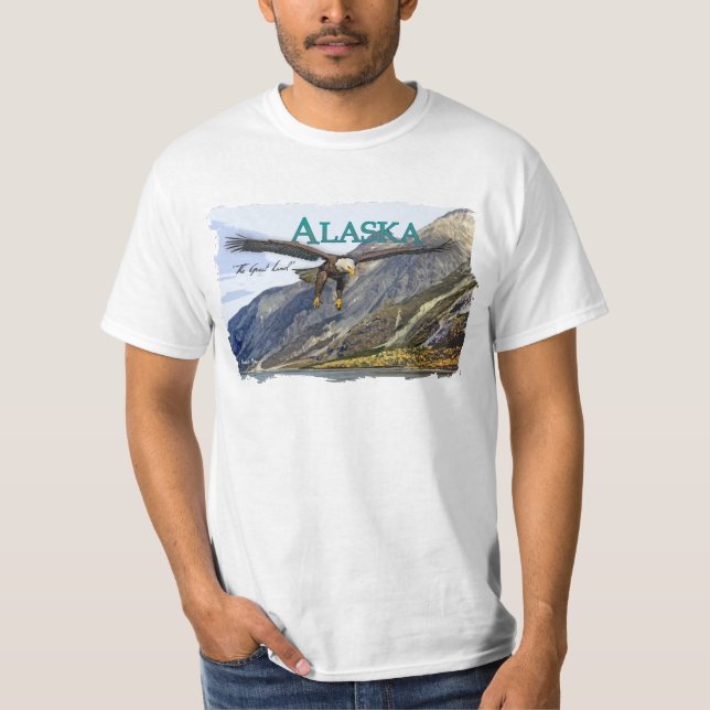 Camiseta T-shirt do valor de Alaska (Frente)