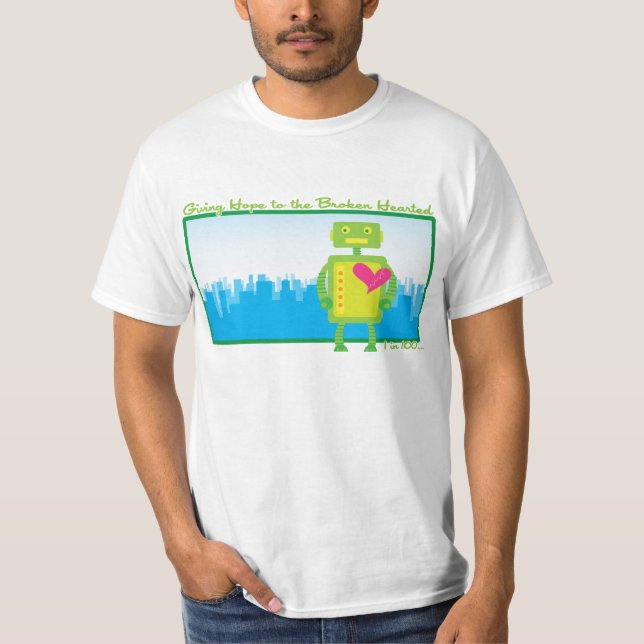 Camiseta T-shirt do valor de HeartBot (Frente)