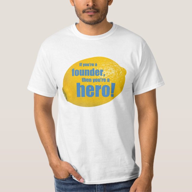 Camiseta T-shirt do valor de LemonadeHeroes.tv (Frente)