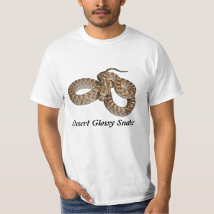 Camiseta T-shirt do valor do cobra lustroso do deserto