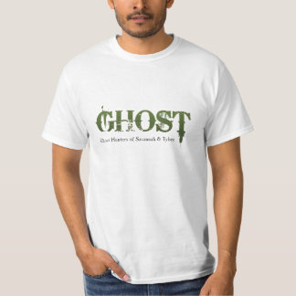 Camiseta T-shirt do valor do FANTASMA dos homens