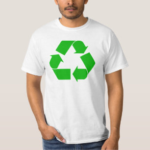 Camiseta T-shirt do valor do reciclar