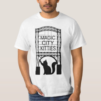 Camiseta T-shirt do valor dos homens mágicos dos gatinhos