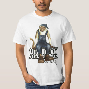 Camiseta T-shirt do valor dos mecânicos do macaco de graxa