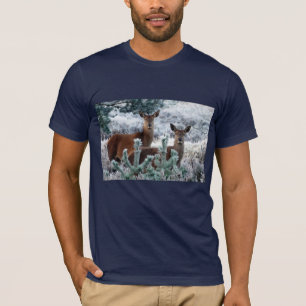 Camiseta T-shirt do veado da curiosidade