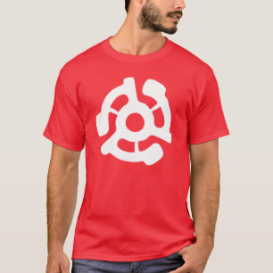 Camiseta t-shirt do vermelho de 45 RPM