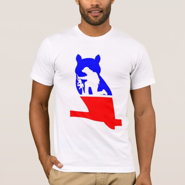 Camiseta t-shirt do veterano (Frente)