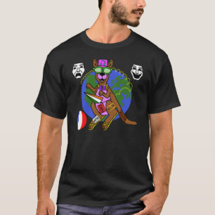 Camiseta T-shirt do viajante de mundo de Shonda Toon