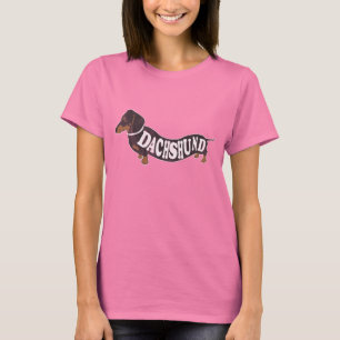Camiseta T-shirt do vintage do Dachshund