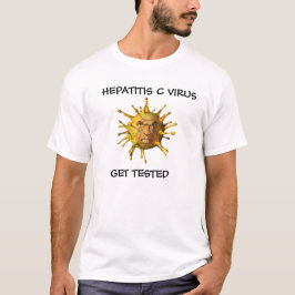 Camiseta T-shirt do vírus da hepatite C