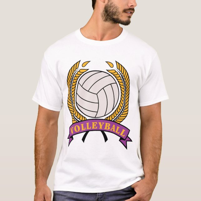 Camiseta T-shirt do voleibol (Frente)