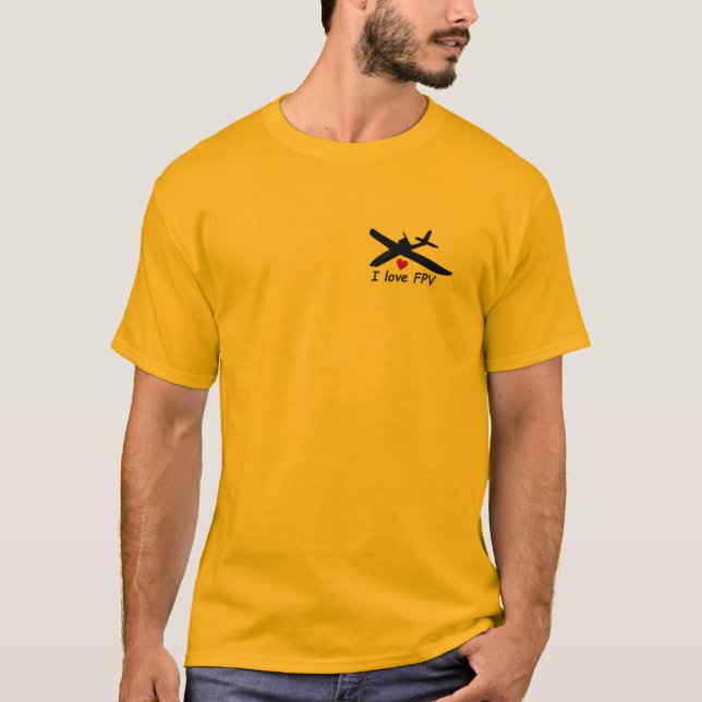 Camiseta T-shirt do vôo de FPV (Frente)