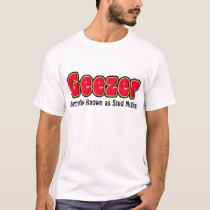 Camiseta T-shirt do vovô do muffin do Geezer ou do parafus