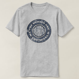 Camiseta T-shirt do vovô do número 1 afligido