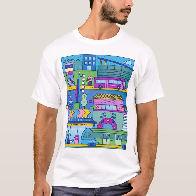 Camiseta T-shirt do West Valley Neighborhood (Frente)