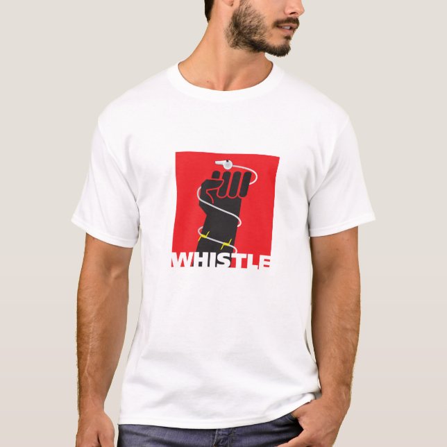 Camiseta t-shirt do whistleblower (Frente)