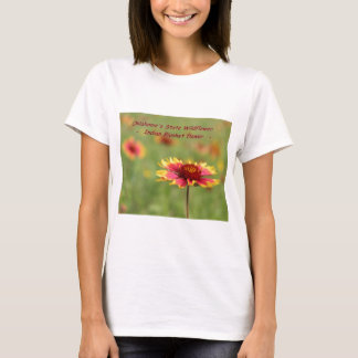 Camiseta T-shirt do Wildflower do estado de Oklahoma