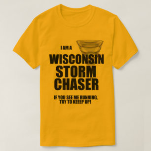 Camiseta T-shirt do Wisconsin Tornado Storm Chaser