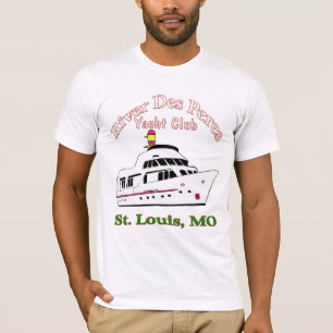 Camiseta T-shirt do yacht club do DES Peres do rio