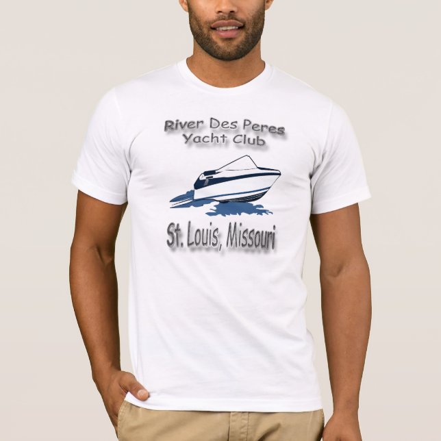 Camiseta T-shirt do yacht club do DES Peres do rio (Frente)