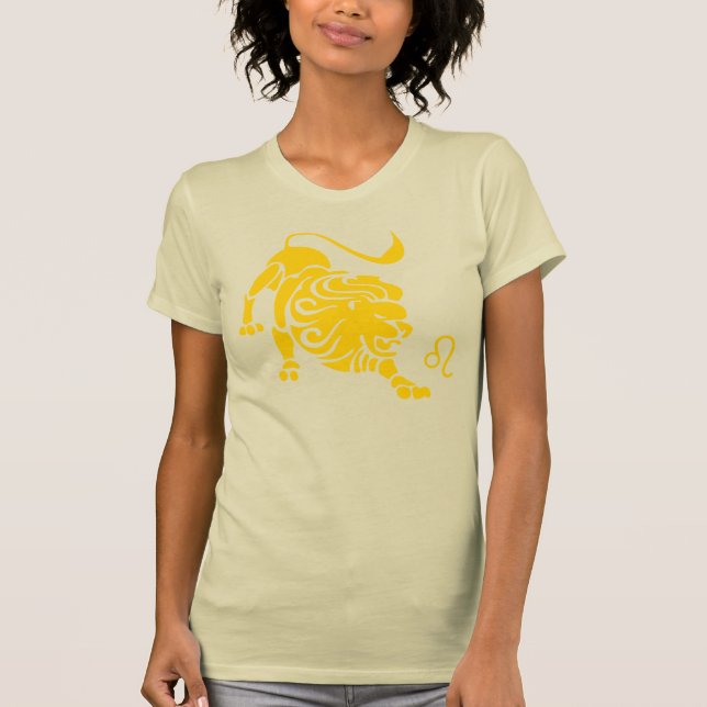 Camiseta T-shirt do zodíaco de Leo (Frente)