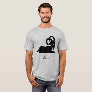 Camiseta T-shirt do zodíaco do Aries