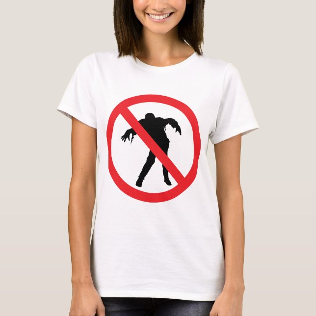 Camiseta T-shirt do zombi (Frente)