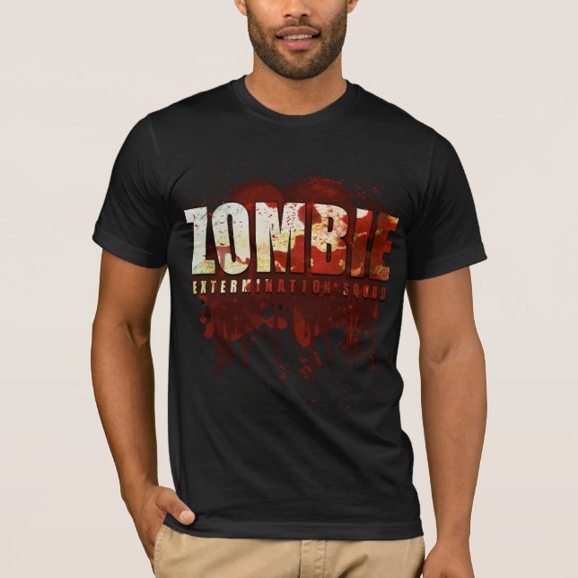 Camiseta T-shirt do zombi (Frente)