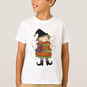 Camiseta T-shirt doce da bruxa do Dia das Bruxas