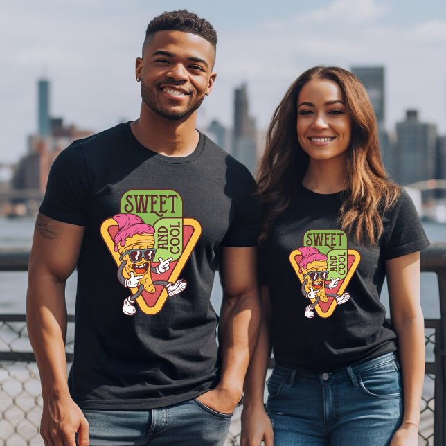 Camiseta T-Shirt doce e Legal (Criador carregado)