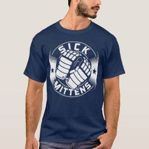 Camiseta T-shirt doente do calão do hóquei em gelo dos