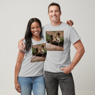 Camiseta T-shirt Dog-013 selvagem africano
