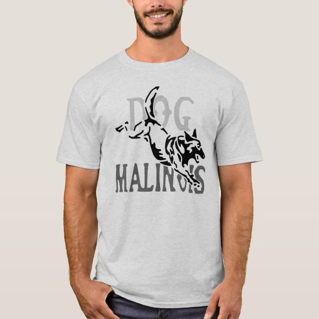 Camiseta t-shirt dog malinois cavalo (Frente)