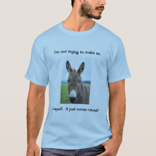 Camiseta T-shirt "Donkey Humor" para homens