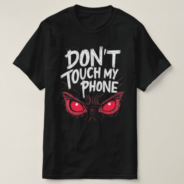 CAMISETA T-SHIRT DONT TOUCH TELEFONE NEW FASHION DESIGNER T (Frente do Design)