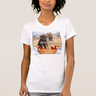 Camiseta t-shirt dos Alemão-Pastor-filhotes de cachorro