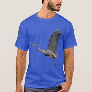 Camiseta T-shirt dos animais selvagens da GARÇA-REAL de