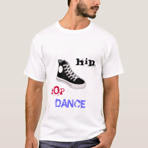 Camiseta T-shirt dos calçados da dança de Hip Hop