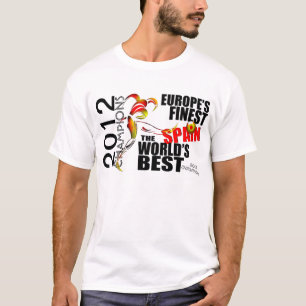 Camiseta T-shirt dos campeões do copo da espanha 2012 euro